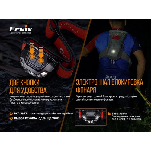 Ліхтар туристичний Fenix HL18R-T фото 12