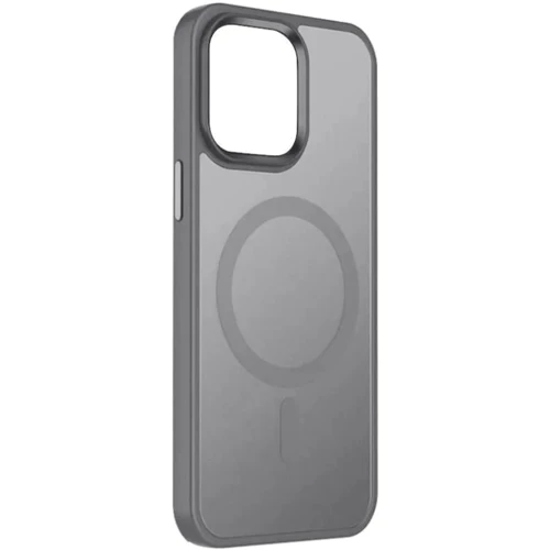 Чехол для iPhone Mobile Case TPU+PC Metal Buttons with MagSafe Colorful Grey for iPhone 16 Pro Max
