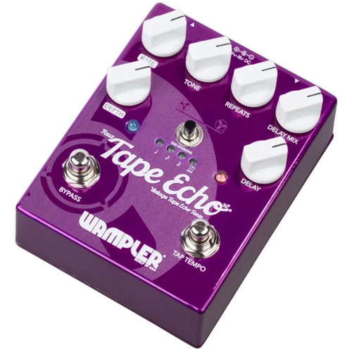 Педаль гитарных эффектов Педаль эффектов WAMPLER FAUX TAPE ECHO v2: Назначение Для электрогитары