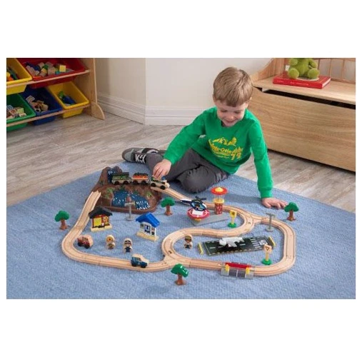 Залізниця KidKraft bucket top mountain train set (17826) фото 2