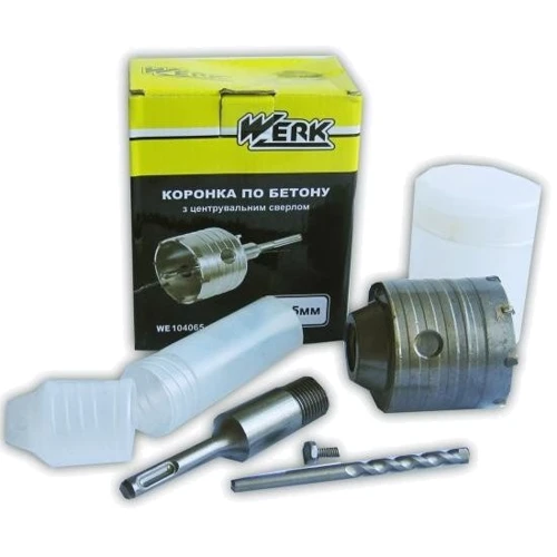 

Коронка по бетону Sds-Plus Werk WE104065 65мм