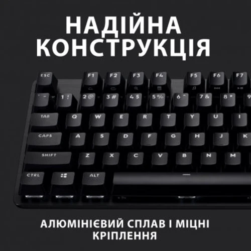 Клавиатура Logitech G413 TKL SE Black (920-010446): Количество клавиш 104