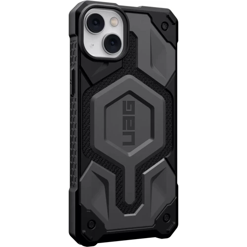 Чохол для iPhone Urban Armor Gear UAG Monarch Pro Magsafe Kevlar Silver (114029113933) для iPhone 14 Plus: Матеріали поликарбонат и полиуретан