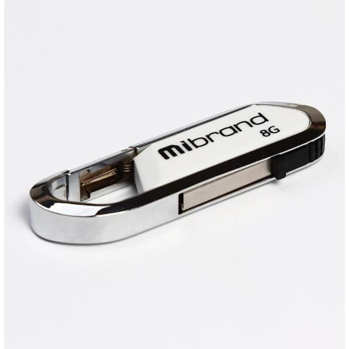 USB-флешка Mibrand 8GB Aligator USB 2.0 White (MI2.0/AL8U7W)
