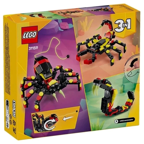 Конструктор LEGO Creator Дикие животные Удивительный паук 153 детали (31159) фото 12