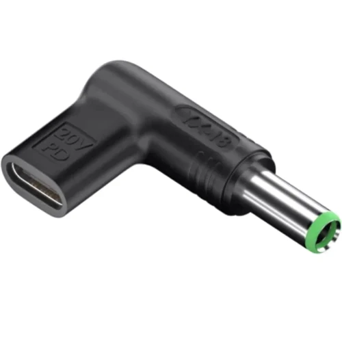 Адаптер Переходник питания для ноутбуков PD Type-C to DC 6.3x3.0mm 20V: Интерфейс подключения USB-C