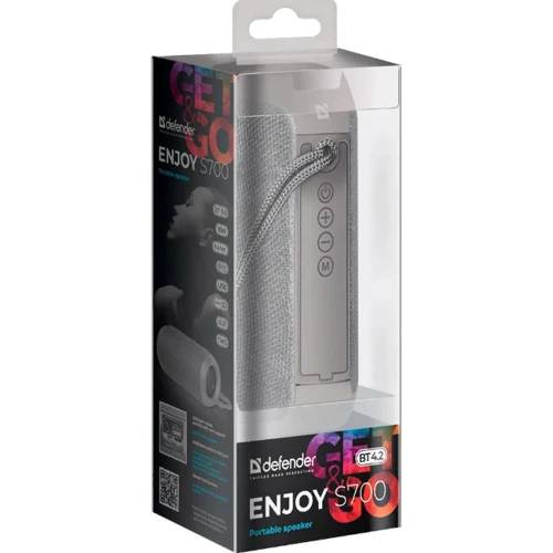 Акустика Defender Enjoy S700 Gray: Подключение 3.5 мм (Mini-Jack) / Bluetooth