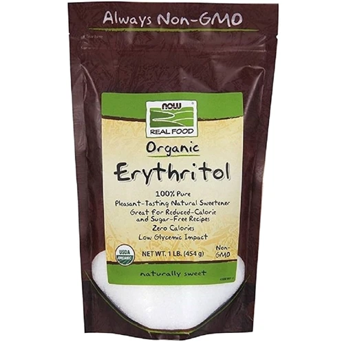 NOW Foods Erythritol 454 g (сахарозаменитель)