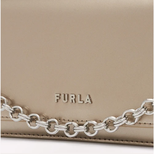 Женская сумка кросс-боди Furla Splendida Mini Shoulder металлик (WB00315BX03791009S): Фактура Гладкая