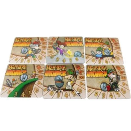 Настольная игра Hobby World Набор счетчиков уровней "Манчкин Апокалипсис" серый (1075): Производитель Hobby World