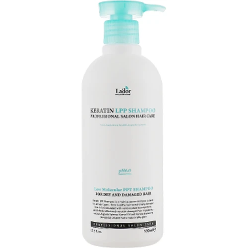 La'dor Keratin LPP Shampoo Кератиновий шампунь безсульфатний 530 ml