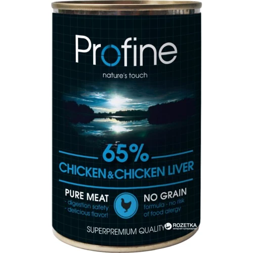 Влажный корм Profine Dog k для собак всех пород с курятиной и куриной печенью 400 г