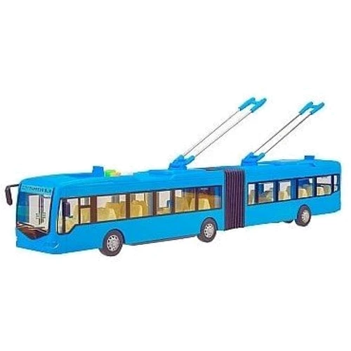 Автомодель Троллейбус Автопром 1:43 4 цвета свет, звук (7991ABCD): Масштаб 1:43