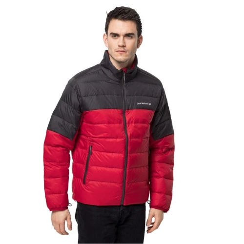 Пуховик Jack Wolfskin Dna Tundra Jkt M 1206621-2102 48 красный зимний с капюшоном: Вид Пуховики