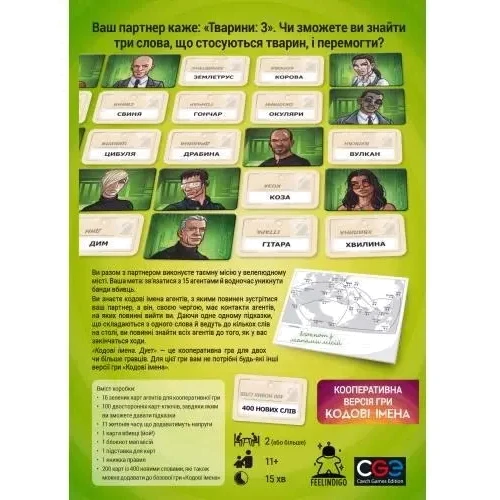 Настільна гра Czech Games Edition Codenames: Duet - EN (Кодові Імена: Дует (Codenames: Duet)): Вид соревновательные