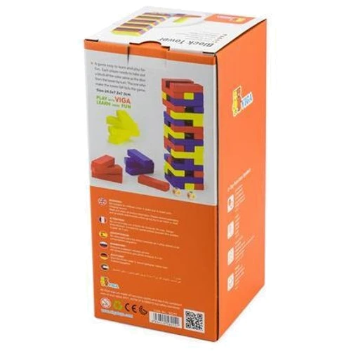 Настільна гра Viga Toys Кольорова дженга (56215): Вид развлекательные