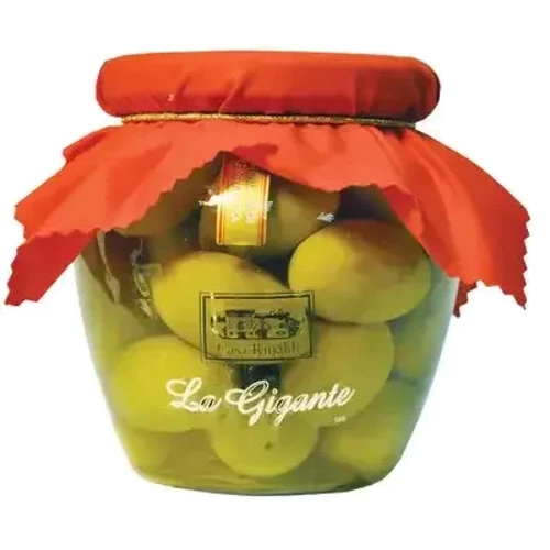 Оливки с косточкой Casa Rinaldi Гигантские зеленые GGG 590 г (8006165380942): Вес нетто 590 г