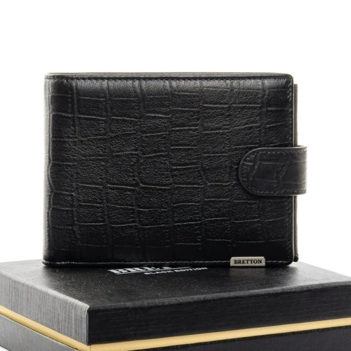 Мужское портмоне Bretton черное (M3722 black)