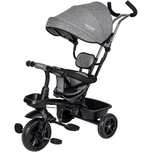 Трехколесный велосипед FreeON Free2Move Sport Black Grey (44169): Рекомендуемый возраст от 1 года