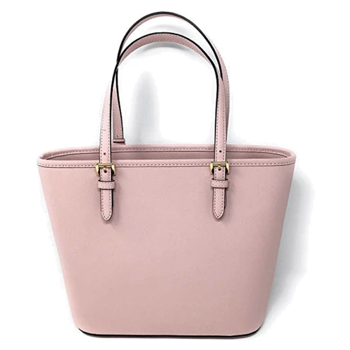 Жіноча сумка тоут Michael Kors пудровая (192877076155): Тип ручки З двома ручками, Довга ручка