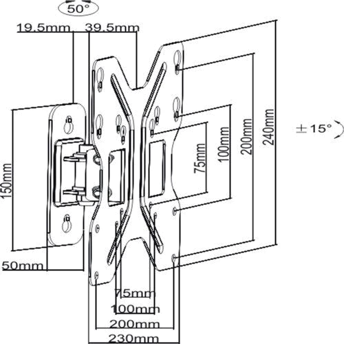 Кронштейн для ТВ ITech LCD421