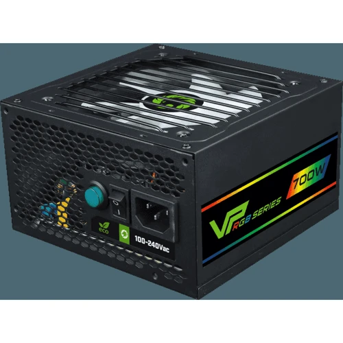 Блок живлення GameMax VP-700-RGB: Коннектори 20+4pin / 1x4+4pin / 3 HDD / 5 SATA / 2x6+2pin