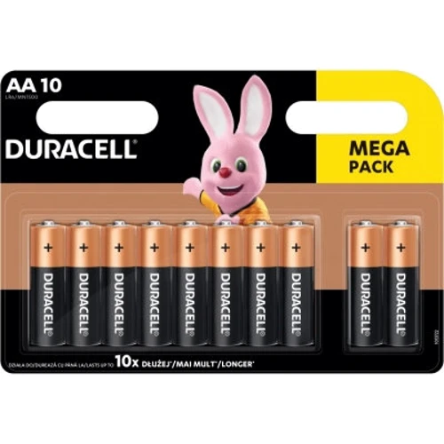 Duracell AA bat Alkaline 10шт (5002508)