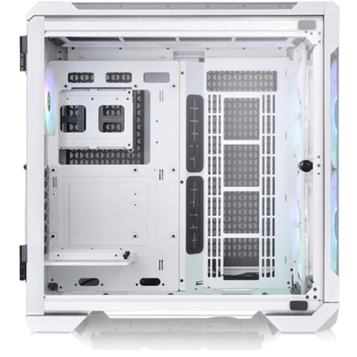 Корпус Thermaltake View 51 Tempered Glass ARGB Edition Snow (CA-1Q6-00M6WN-00): Материал передней панели пластик и закаленное стекло