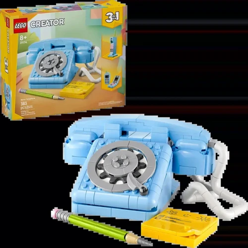 Конструктор LEGO Creator Ретро телефон (31174): Рекомендований вік 8+