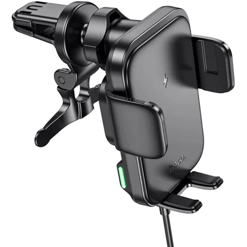 Держатель Hoco Car Holder Air Vent Wireless Charger HW10 15W Jenny Black: Совместимость Для смартфона, Apple