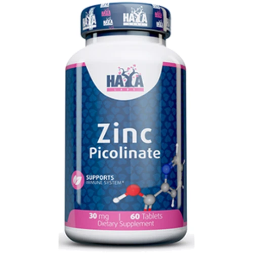 Haya Labs Zinc Picolinate 30 мг Цинк Пиколинат 60 таблеток