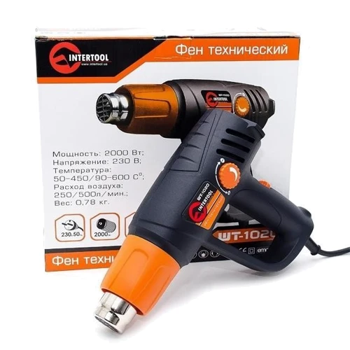 Фен технический INTERTOOL WT-1020