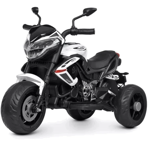Детский электромотоцикл Bambi Racer белый (M 4152EL-1)