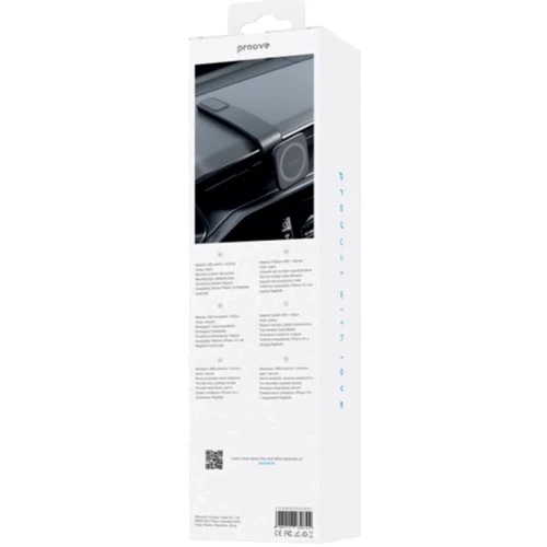 Держатель Proove Car Holder Block Stick-on Magnetic Ring Black (CHBM00000001) for iPhone 16 I 15 I 14 I 13 I 12 series фото 6