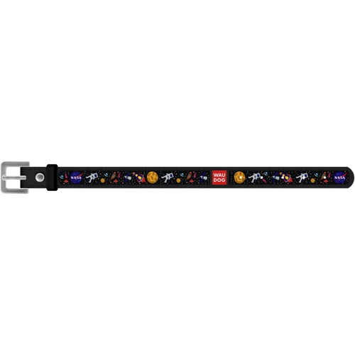 Браслет WAUDOG Design с рисунком "NASA" 15 мм 17-23 см черный (0323-0047-01)