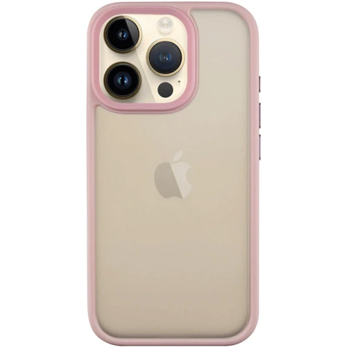 Чохол для iPhone Mobile Case TPU+PC Metal Buttons Pink for iPhone 16 Pro Max