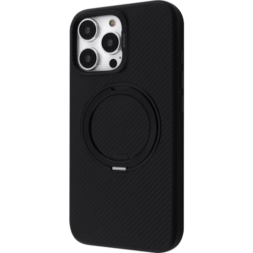 Чехол для iPhone Proove Reinforce Case with Magnetic Ring Black for iPhone 15 Pro Max