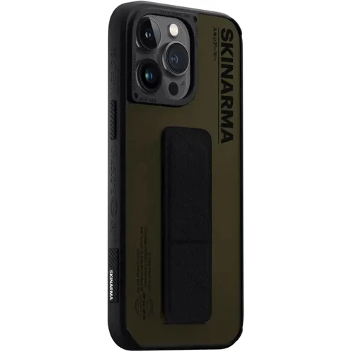 Чохол для iPhone SkinArma Gyo with Grips-Tand Olive для iPhone 14 Pro Max: Колір зеленый