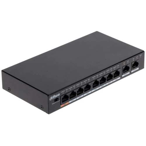 Мережевий комутатор Dahua DH-PFS3010-8ET-96 (PFS3010-8ET-96): Порти комбинированный