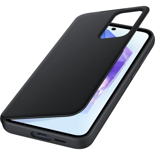 Аксесуар для смартфона Samsung Smart View Wallet Case Black (EF-ZA556CBEGWW) для Samsung A556 Galaxy A55: Матеріал поликарбонат и полиуретан