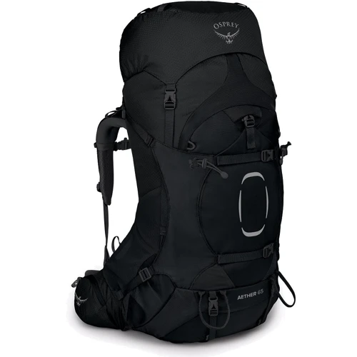 Рюкзак туристический Рюкзак туристический Osprey Aether 65 S21 Black S/M черный (009.2404)