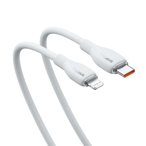 Кабель Baseus Cable USB-C to Lightning Pudding Series Fast Charging Cable 20W 2m White (P10355701221-01): Довжина 2 м