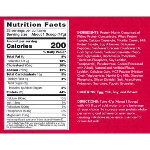 Протеин BSN Syntha-6 2270 g / 48 servings / chocolate cake butter: Вид Многокомпонентные