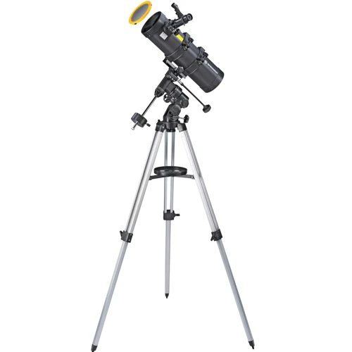 Телескоп Bresser Spica 130/1000 EQ3 Reflector Solar Carbon з сонячним фільтром і адаптером для смартфона (4630100)