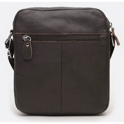 Мужская сумка через плечо Borsa Leather коричневая (K10082-brown): Тип Сумки