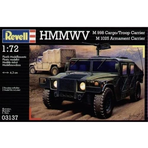 Модель Revell HMMWV 1:72 (3137)