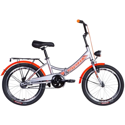 Formula SMART 2021 M 20" с фонарём серый с оранжевым (OPS-FR-20-068)