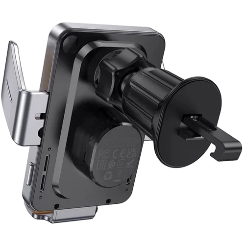 Держатель Hoco Car Holder Air Vent Wireless Charger HW7 15W Metal Gray: Производитель HOCO