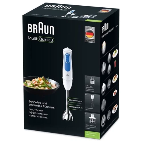 Блендер Braun MQ 3038 WH SPICE+: Потужність, Вт 700
