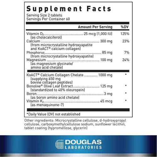 Douglas Laboratories Ultra Osteo-Guard Plus Bonolive, 120 Capsules (DOU-97860): Тип Коллаген